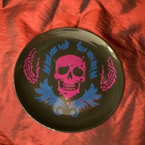 Halloween Skull Plastic Plates